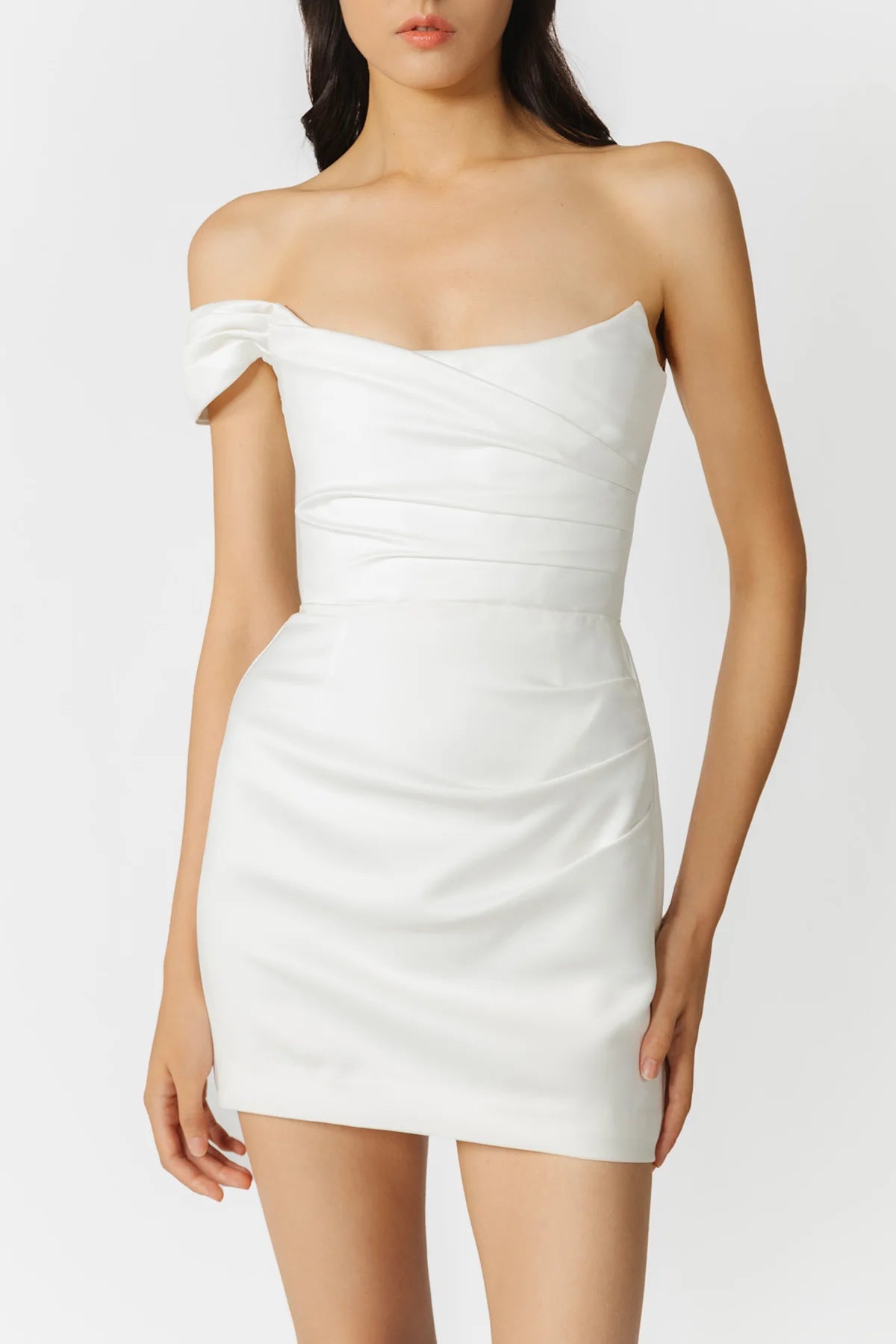 Brenda Mini Dress in White