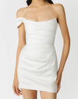 Brenda Mini Dress in White