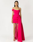Brenda Mini Dress in Hot Pink
