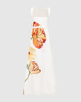 Chantilly Back Knot Embroidery Dress