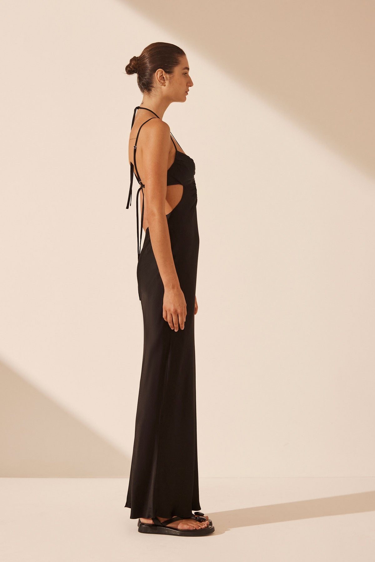 Lydie Cut Out Open Back Maxi Dress