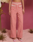 Pluto Check Tweed Trousers