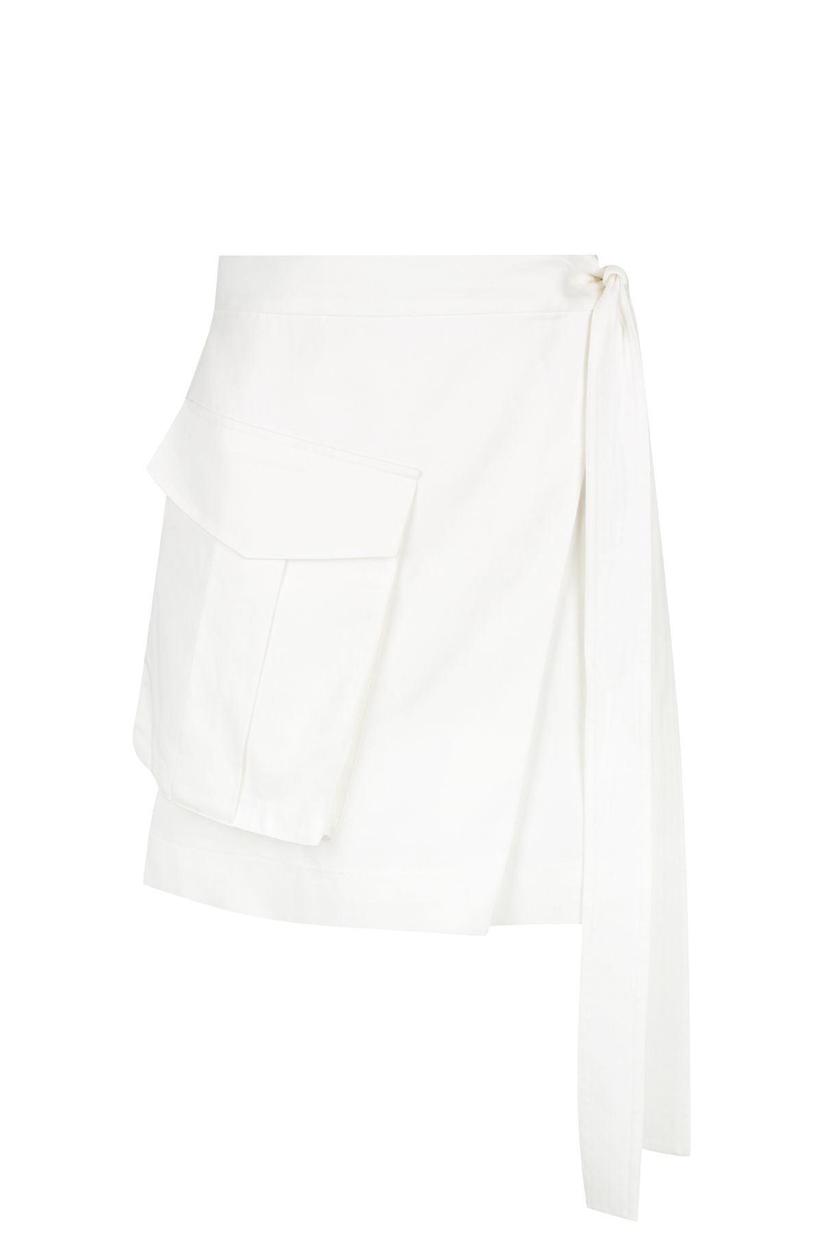 Sara Wrap Mini Skirt